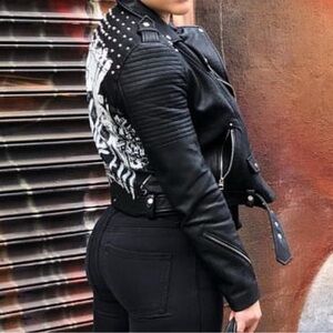 Vintage zara Outwear Design punk jacket